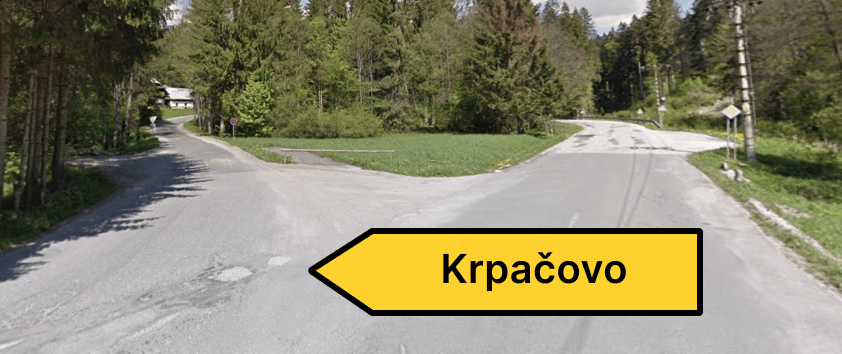 Trasa Krpáčovo: Smerník Tále